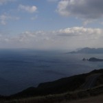 千畳敷から日本海を望む。