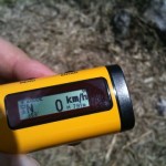 二の岳山頂でのGPS表示です。