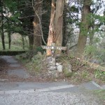 登山口すぐ
