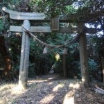 四熊ヶ岳登山道の鳥居