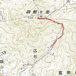 四熊ヶ岳ルートマップ